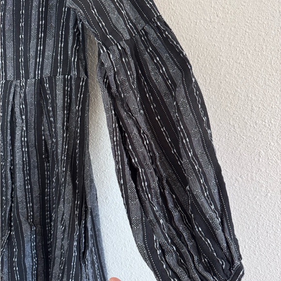 New Anthropologie x AFTERNOON Siobhan Tunic Dress size 4 Black Long Sleeve - Picture 12 of 15